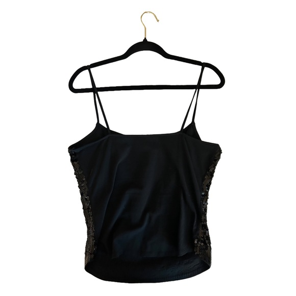 NWOT express black sequin cami - Picture 2 of 4
